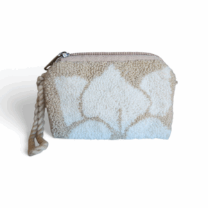 Beige & Cream Geometric Wayuu Coin Purse