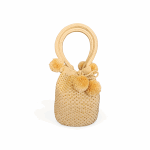 Gold Studded Luxury Mini Wayuu Mochila Bag