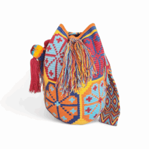 Multicolor Classic Crossbody Wayuu Mochila Bag